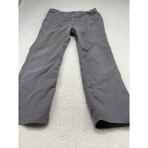 Vintage Levi Strauss Action Casual Corduroy Pants Mens 34x28 Talon Zipper Grey